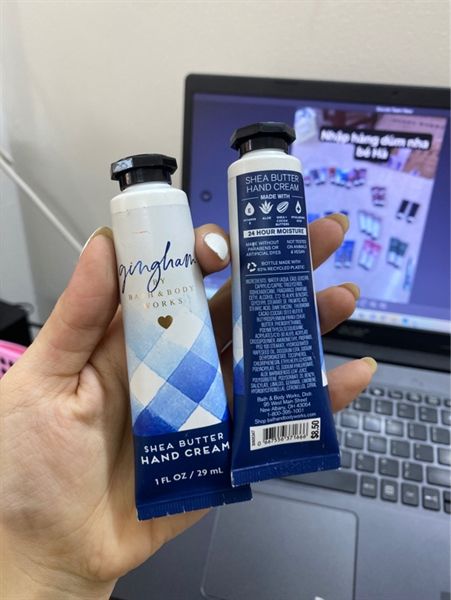  Kem tay BBW Gingham Shea Butter Hand Cream 29ml 