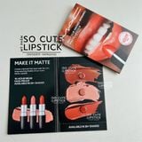  Vỉ Son MAC Matte Lipstick 3 ô Marrakesh - Velvet Teddy - Chili 