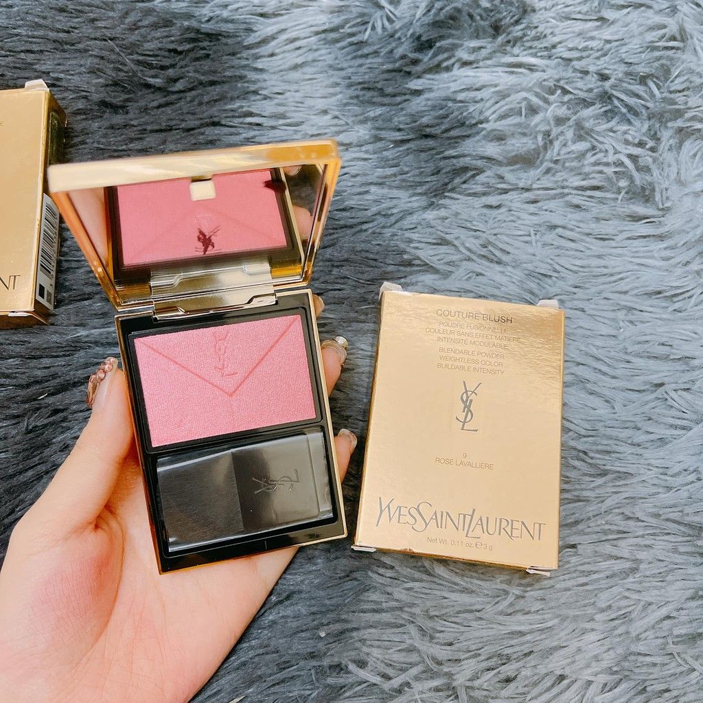 Má Hồng YSL Couture Blush 09 Rose Lavalliere Mỹ Phẩm Socutelipstick