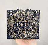  Túi Giấy Dior Vuông 14.5x5x13 - Đen Vàng Xmas 