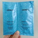  Sample gội xả dưỡng ẩm Amika Hydro Rush Intense Moisture with Hyaluronic Acid 20mlx2 