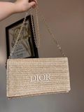  Túi Cói Dior 23x14cm Fullbox 