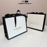  Túi giấy Gucci Trắng Có Nơ 17x14.5x6cm 