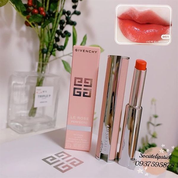 Son Dưỡng Givenchy Le Rouge Perfecto 302 Solar Red – Mỹ Phẩm Socutelipstick  Chính Hãng