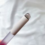  Cọ Tô Son Môi Đầu Tròn Bằng Silicone Đàn Hồi Không Nhòe - Trắng Dài Có Vỏ Đựng 