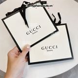  Túi giấy Gucci Trắng Có Nơ 17x14.5x6cm 