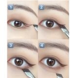  Cọ Trang Điểm Đầu Dẹt Siêu Mỏng Dùng Kẻ Mắt / Lông Mày 