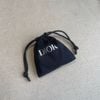 Túi Rút Dior Xanh Dương Đậm Minisize 9x9.5cm