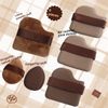 Set 6 Bông Phấn Chocolate Kèm Hộp Đựng Xinh Xắn