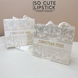  Túi giấy Dior Họa Tiết Vàng Limited 2023 14.5x13x5 