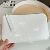  Túi Đựng Mỹ Phẩm Lancome Trắng 