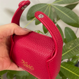  Túi Đeo Chéo Kiehl's Da Đỏ Siêu Nhỏ 9.5x8x4cm 