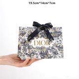  Túi Giấy Dior Nơ Ruy Băng Xanh 19x5x14x7cm - Họa Tiết 