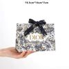 Túi Giấy Dior Nơ Ruy Băng Xanh 19x5x14x7cm - Họa Tiết