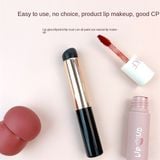  Cọ Tô Son Môi Đầu Tròn Bằng Silicone Đàn Hồi Không Nhòe - Đen Ko Nắp Đậy 