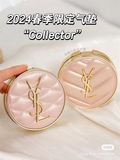  Phấn Nước Cushion YSL Touche Eclat Glow Pact Cushion High Cover Mesh Foundation - BR20 (Vỏ Da Hồng) - Bản 2024 