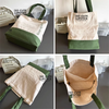 Túi Tote Origins Trắng - Xanh Lá 38x26x10cm