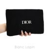 Túi Đựng Mỹ Phẩm Dior Nhung Đen 2024 23x15cm