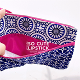  Túi Đựng Mỹ Phẩm Estee Lauder Họa Tiết Xanh 2023 - Mẫu 2 Ngăn 24x15x6cm 