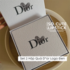 Set 2 Hộp Dior Logo Đen