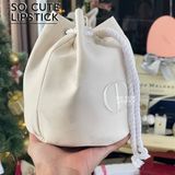  Túi Dior Dây Rút Mẫu Mới 2023 Màu Trắng 