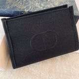  Túi Dior Đen Nút Bấm 17x11x6cm Ko Hộp 