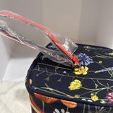  Túi Đựng Mỹ Phẩm Estee Lauder Floral Black Background 12x12x12cm 