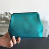 Túi đựng mỹ phẩm LA MER Xanh Ngọc Vuông