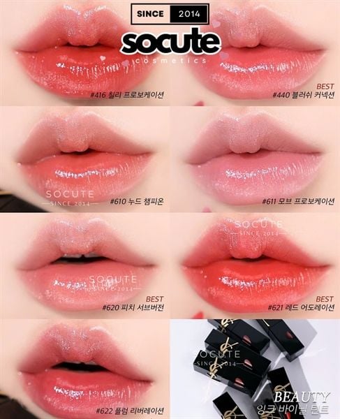 Son Kem Ysl Lip And Cheek Tint Son Kem YSL Vinyl Cream Lip Stain