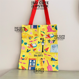  Túi Tote Kiehls Vàng Sol Cotti 33x40cm 