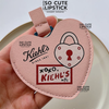 Móc Khóa Trái Tim + Gương Kiehl's Hồng