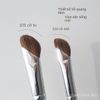 Cọ Trang Điểm Lông Thú Tạo Khối Mũi, Mắt Hình Liềm - Màu Bạc Size Nhỏ