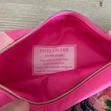  Túi Đựng Mỹ Phẩm Estee Lauder Hồng Hoạ Tiết Đại Dương 26x13x5cm 