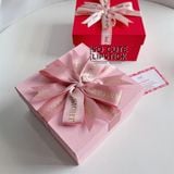  Hộp Quà Màu Hồng 4 Hoa Mix - Son Dài 