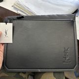  Túi Dẹp YSL Đen Makeup Bag Pouch 