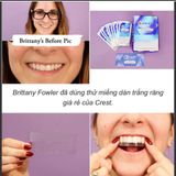  Miếng Dán Trắng Răng Crest 3D Whitestrips Professional White Level 18 Whiter 