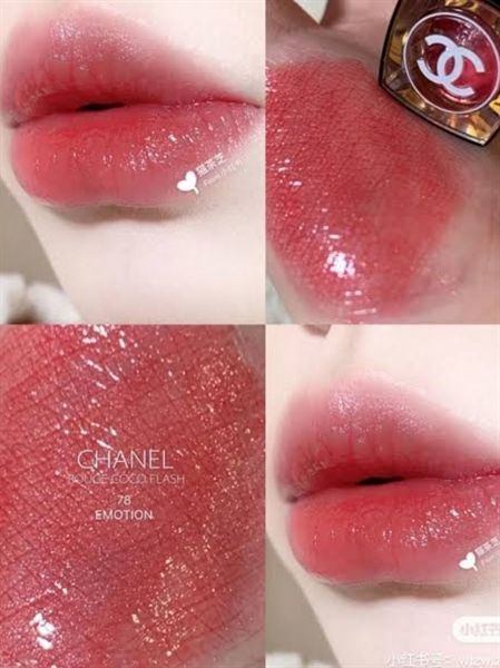 Lipstick Review Chanel Rouge Coco Flash 78 Emotion Swatches Chanel