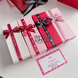  Hộp Quà Mini Đựng Son/Nước Hoa - Hồng Nơ Hồng 