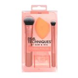  Bộ 2 cọ kèm mút và khay đựng mút Real Techniques Ultimate Base Set 