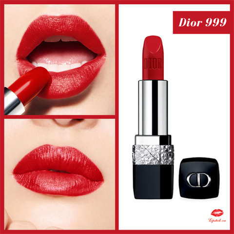 Son Dior Rouge Velvet Màu 999 Màu Đỏ Tươi  KYOVN