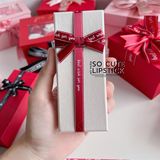  Hộp Quà Mini Đựng Son/Nước Hoa - Trắng Nơ Đỏ 