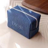 Túi Đựng Mỹ Phẩm Dior Xanh Denim Khoá Sao - 14.5x10x8 – Mỹ Túi Đựng Mỹ Phẩm Dior Xanh Denim Khoá Sao - 14.5x10x8 – Mỹ