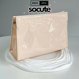  Túi Gift YSL Da Bóng Màu Beige Sang Trọng Cao Cấp 17x11x5cm 
