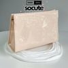 Túi Gift YSL Da Bóng Màu Beige Sang Trọng Cao Cấp 17x11x5cm