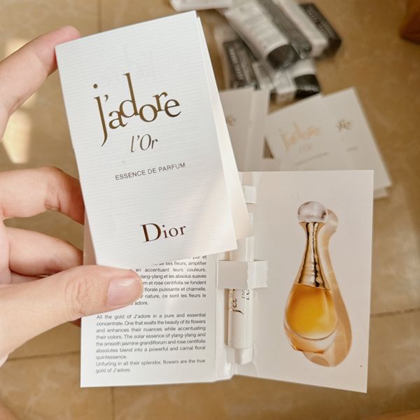  Vial Nước Hoa Dior J'Adore L'Or Essence de Parfum 1ml 