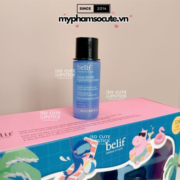  Nước hoa hồng Belif Aqua Bomb Hydrating Toner 20ml 