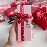  Hộp Quà Mini Đựng Son/Nước Hoa - Hồng Nơ Đỏ 
