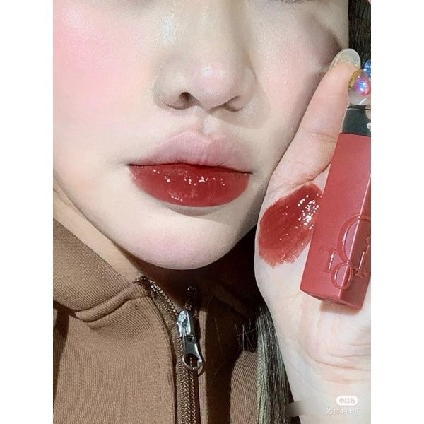 Son Dior Addict Lip Tint Màu 541 Natural Sienna Màu Đỏ Đất Unbox Mỹ