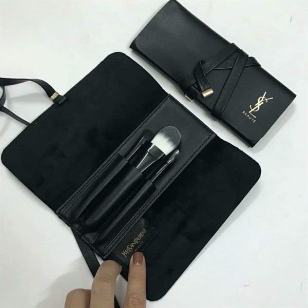  Bộ Cọ Makeup YSL Beauty 3 Cây Kèm Túi Da 