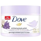  Tẩy tế bào chết Dove Exfoliating Body Polish 298g - Oải Hương & Sữa Dừa - Crushed Lavender & Coconut Milk 